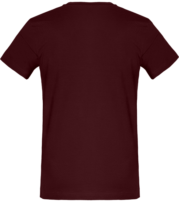 T shirt homme 150g dos Burgundy