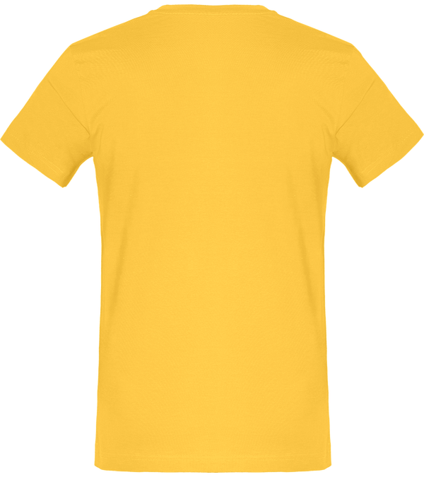 T shirt homme 150g dos Used Yellow