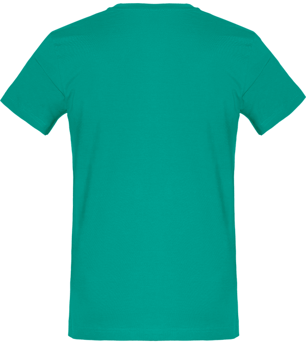 T shirt homme 150g dos Real Turquoise