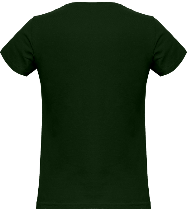 T shirt femme 150g dos Bottle Green