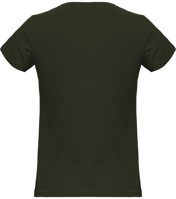 T shirt femme 150g dos Khaki