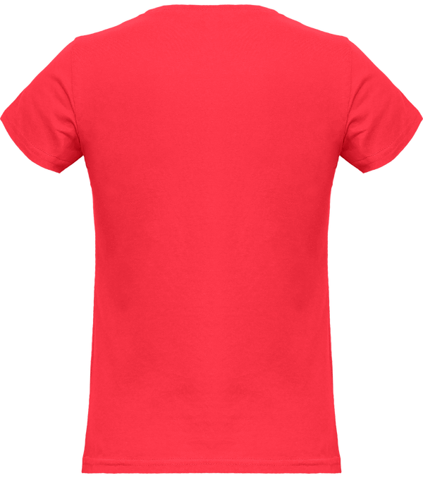 T shirt femme 150g dos Fuchsia