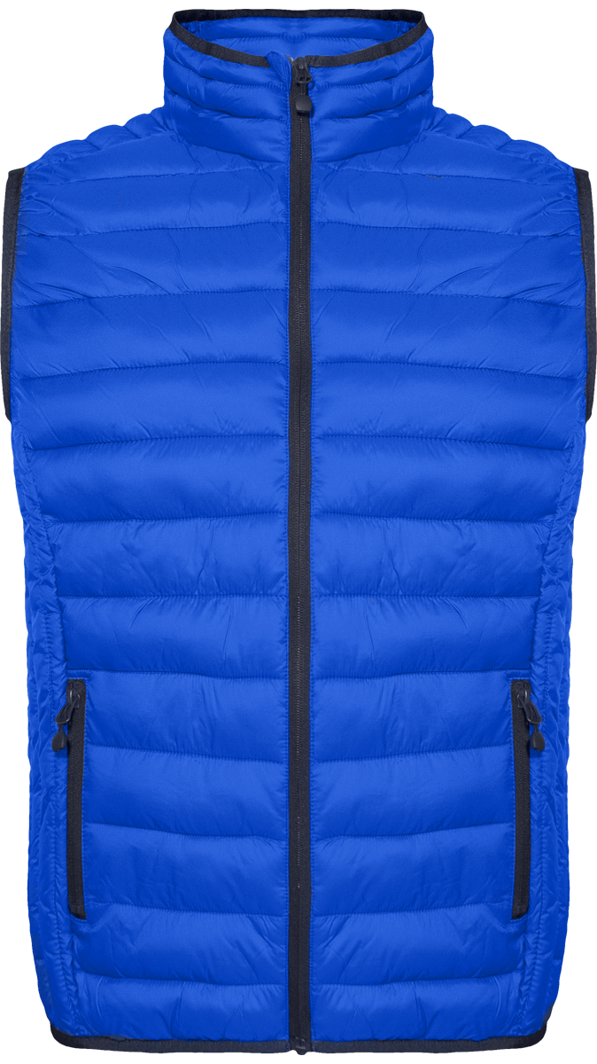 Men's Lightweight Sleeveless Down Jacket To Personalise Light Royal Blue