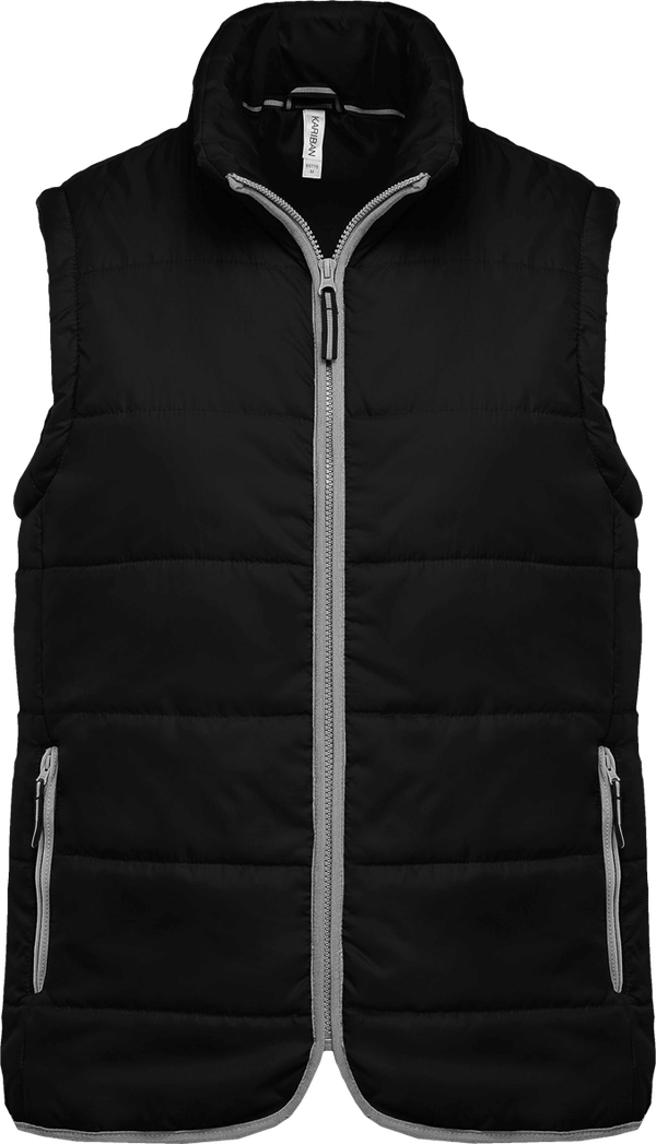 Customizable Men's Padded Bodywarmer Black