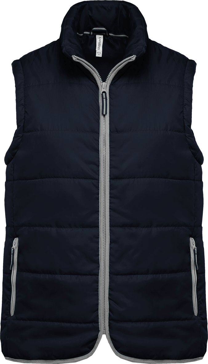 Customizable Men's Padded Bodywarmer Navy