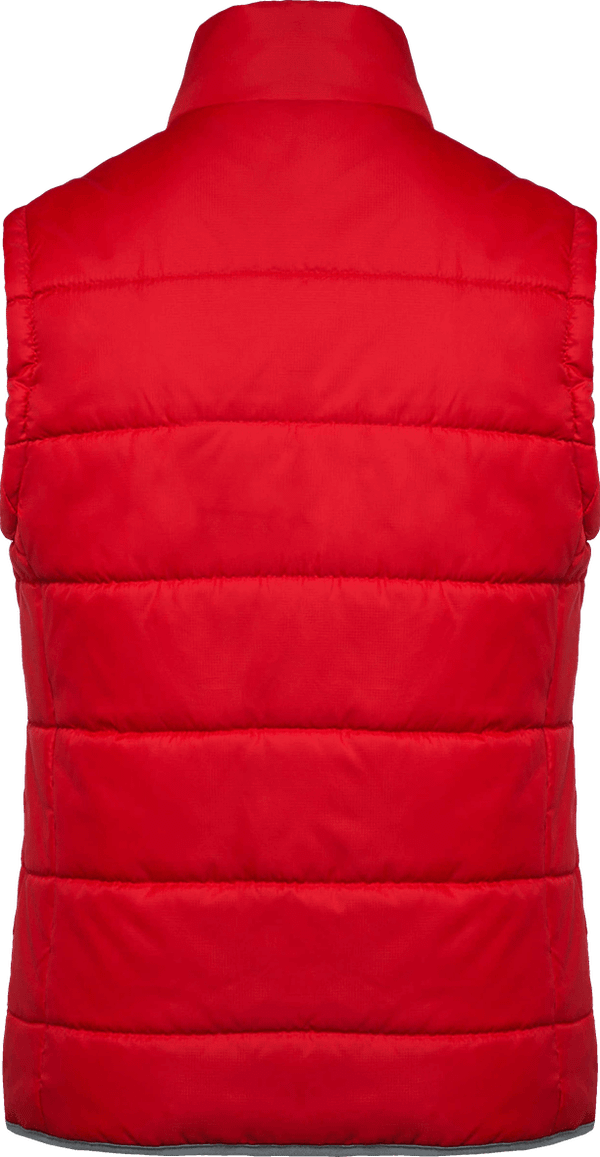 Bodywarmer matelasse dos Red