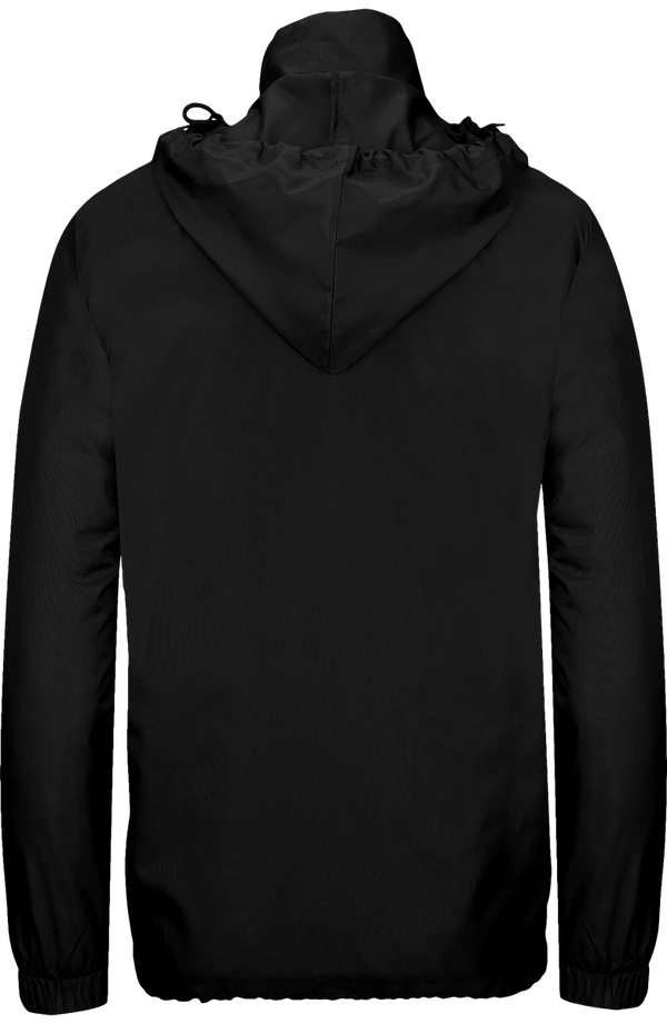 Customizable Men's Windbreaker Black