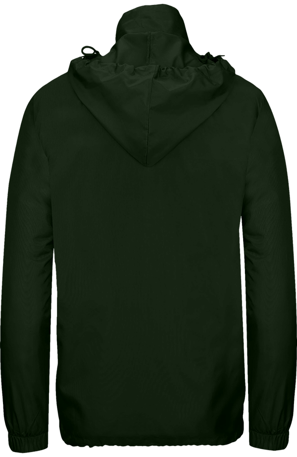 Customizable Men's Windbreaker Forest Green