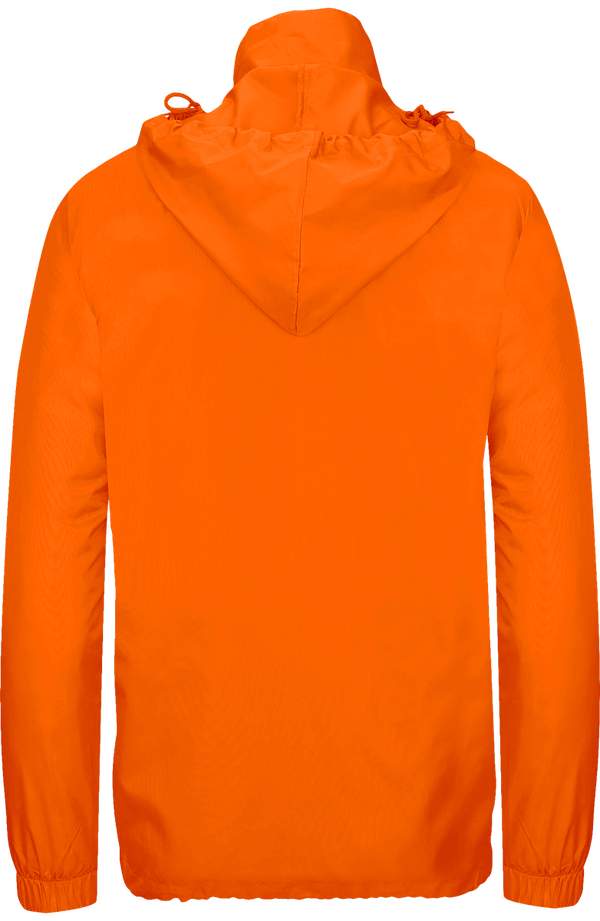 Customizable Men's Windbreaker Orange