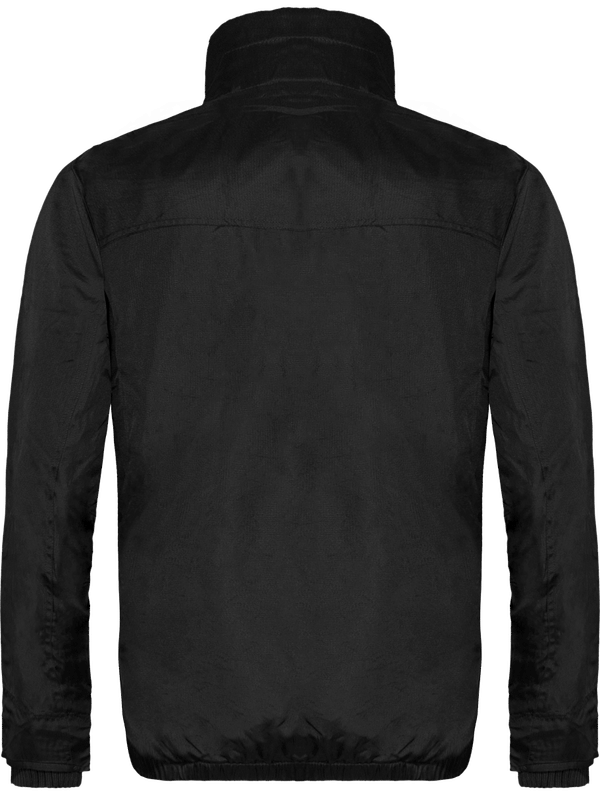 Blouson double polaire dos Black / Dark Grey