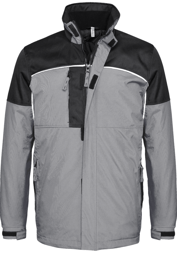 Personalisierte Arbeitsjacke Mit Ihren Logos Und Texten Navy / Convoy Grey