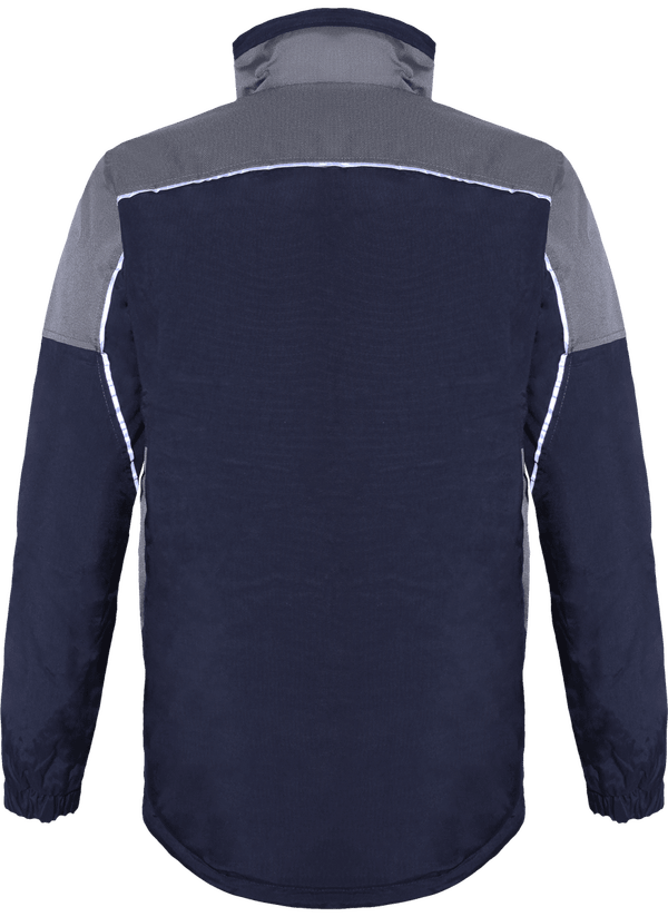 Veste workwear matelassee dos Navy / Convoy Grey