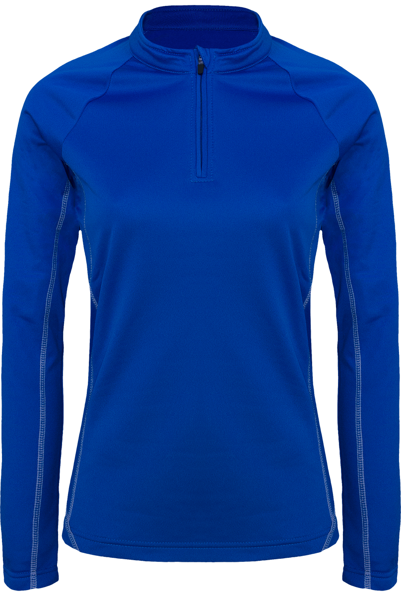 Sudadera Mujer Cremallera 1/4 Personalizada Sporty Royal Blue