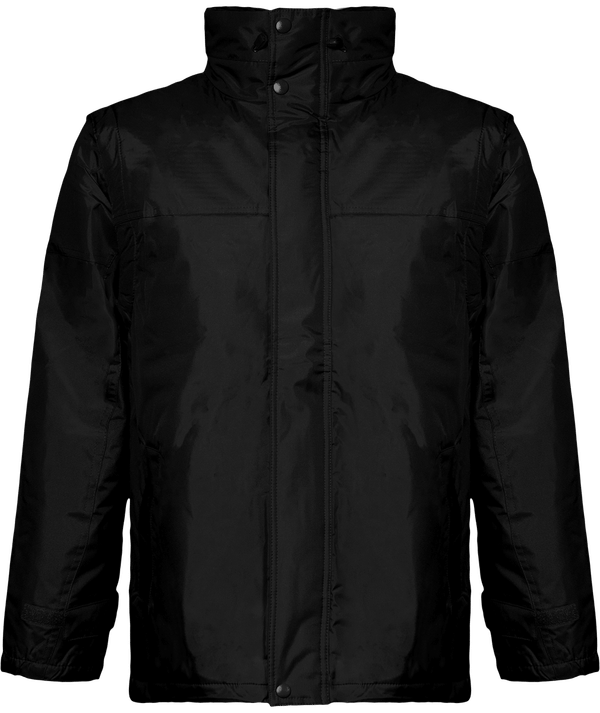 Blouson manches amovibles factory face Black