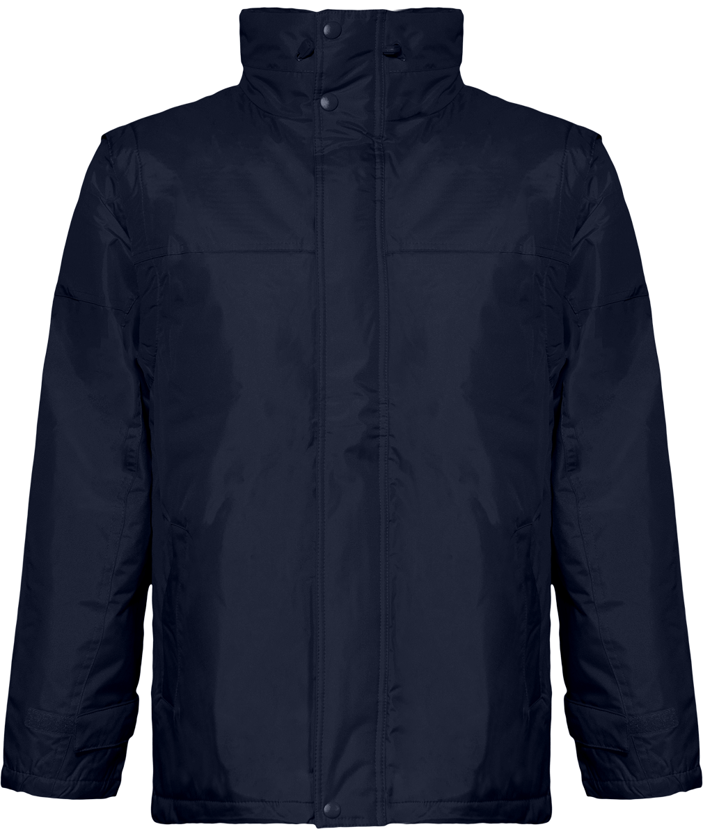Premium Quality Factory Removable Sleeve Jacket To Personalise Navy