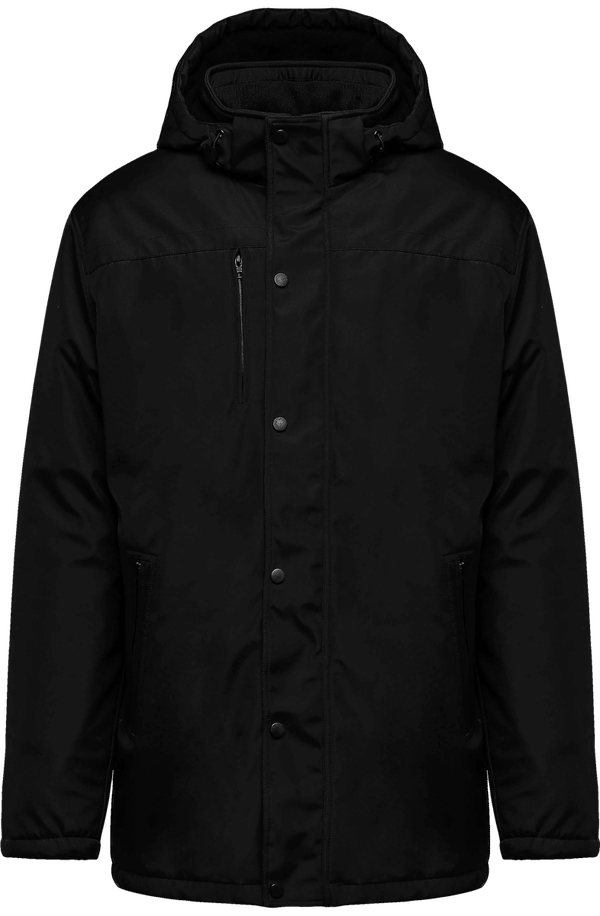 Parka a capuche amovible face Black