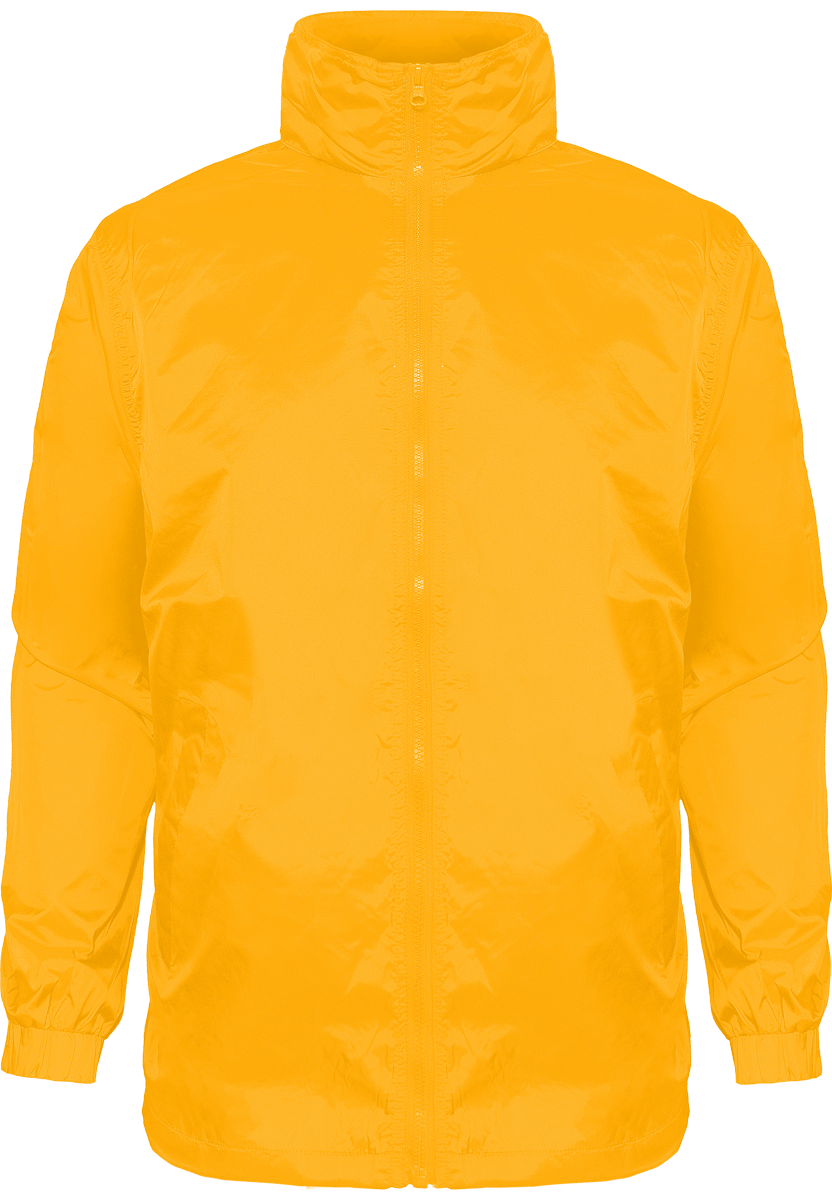 Personalised Men's Doubled Windbreaker Yellow