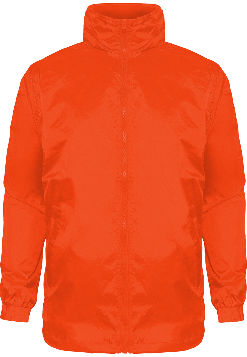 Personalised Men's Doubled Windbreaker Orange