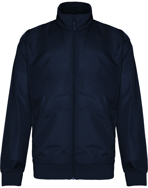 Coupe Vent Sans Capuche Léger Pour Homme À Personnaliser En Broderie Et Impression Navy