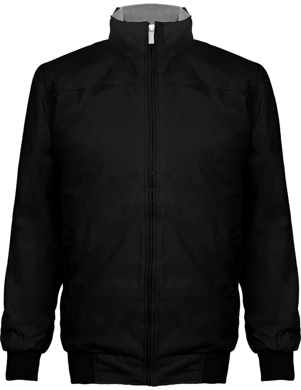 Blouson double polaire face Black / Light Grey