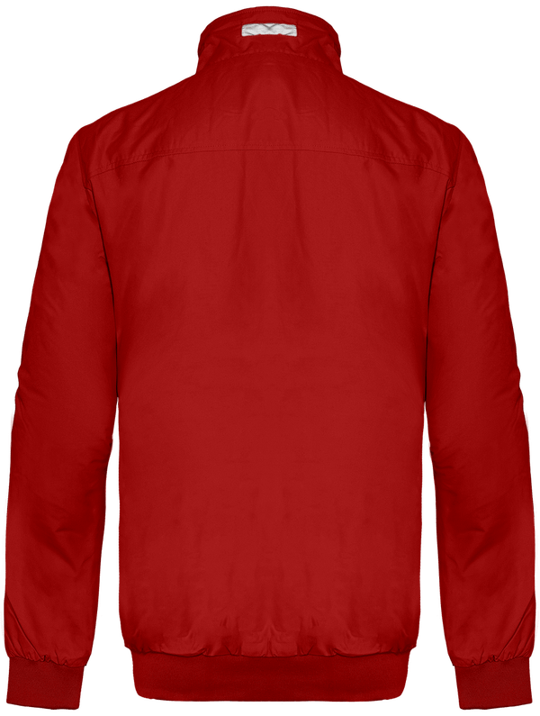 Blouson double polaire dos Red / Dark Grey