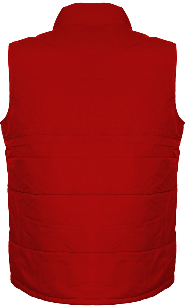 Bodywarmer matelasse dos Red