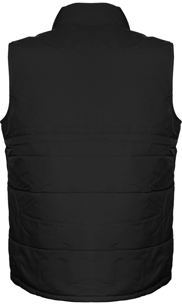 Bodywarmer matelasse dos Dark Grey