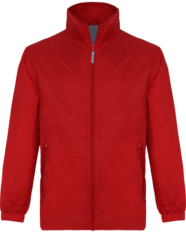 Personalisierte Gefütterte Herren-Windjacke Red