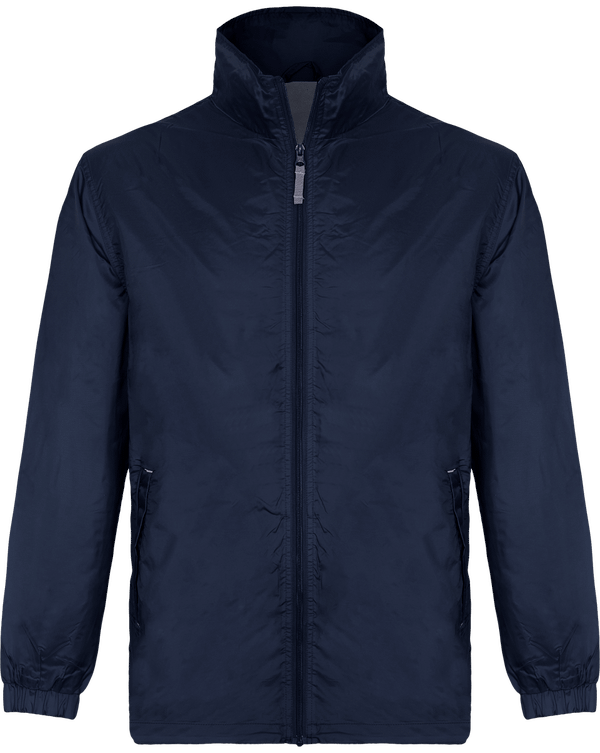 Personalisierte Gefütterte Herren-Windjacke Navy