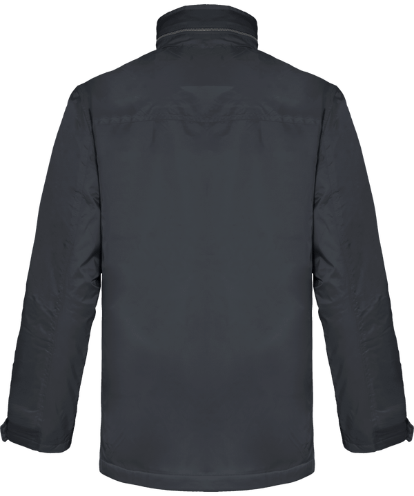 Veste doublee polaire tornado dos Dark Grey