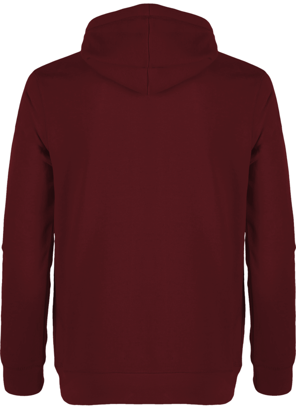 Sweat zippe a capuche stanley tours dos Burgundy