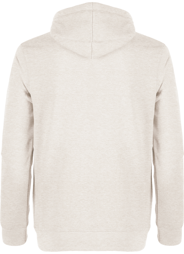 Sweat zippe a capuche stanley tours dos Cream Heather Grey