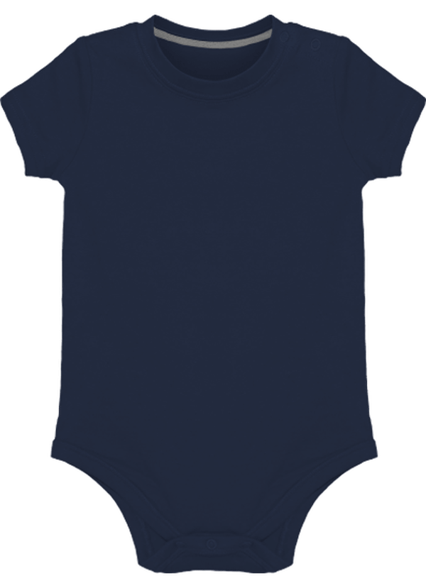 Body Bébé Manches Courtes Personnalisable Navy