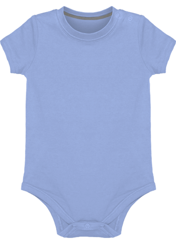 Body Bébé Manches Courtes Personnalisable Sky Blue