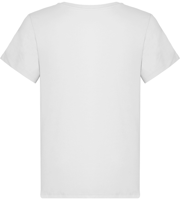 T shirt col rond stanley leads dos White
