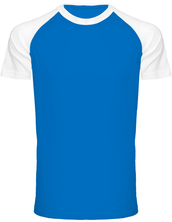 Remportez Le Match ! Avec Le T-Shirt Baseball Personnalisé Tunetoo Aqua Blue / White