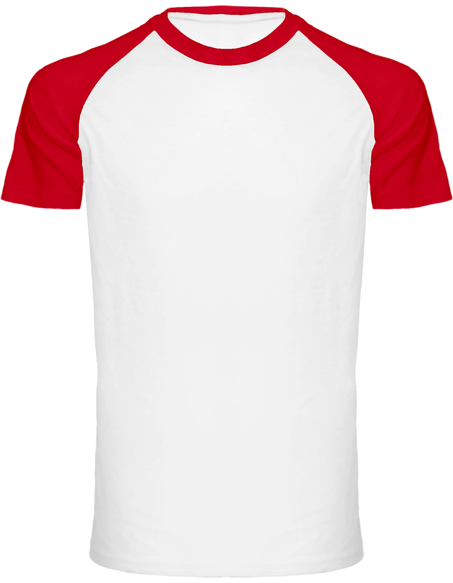 Remportez Le Match ! Avec Le T-Shirt Baseball Personnalisé Tunetoo White / Red