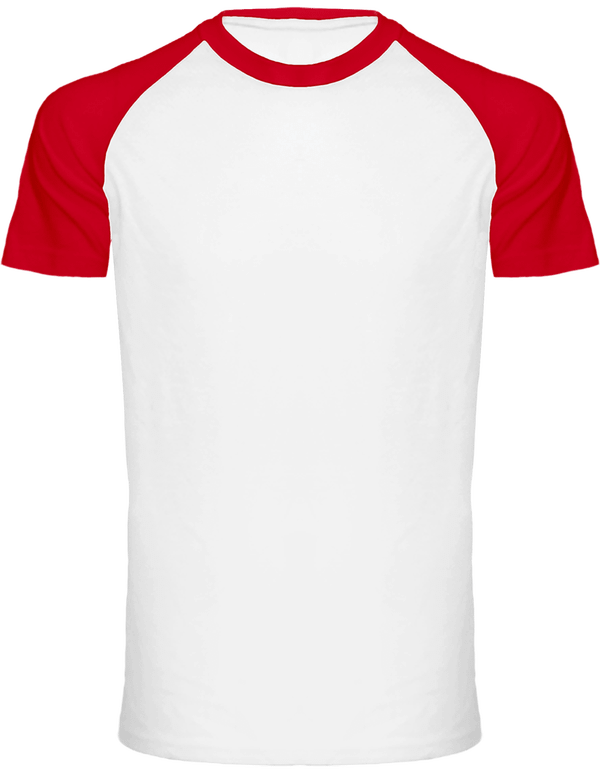Remportez Le Match ! Avec Le T-Shirt Baseball Personnalisé Tunetoo White / Red