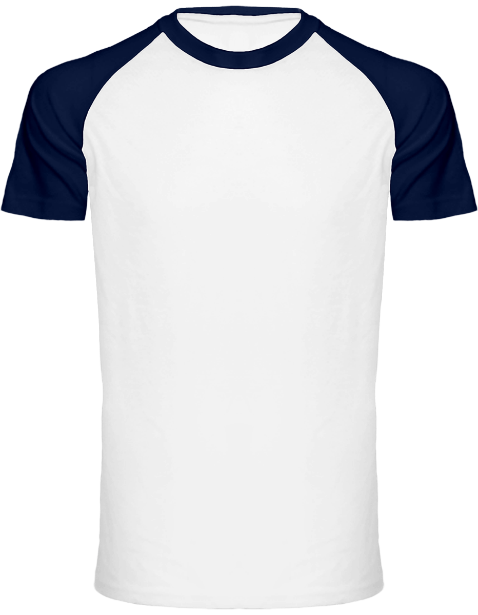 Remportez Le Match ! Avec Le T-Shirt Baseball Personnalisé Tunetoo White / Navy