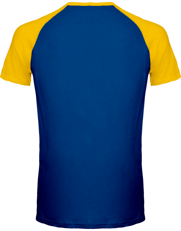Remportez Le Match ! Avec Le T-Shirt Baseball Personnalisé Tunetoo Royal Blue / Yellow