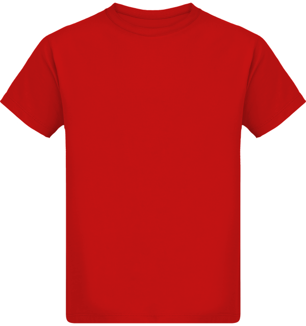 Tee shirt garcon stanley mini paint face Red