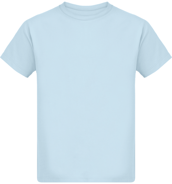 Tee shirt garcon stanley mini paint face Baby Blue