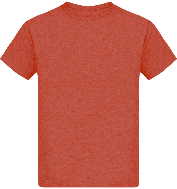 Tee shirt garcon stanley mini paint face Mid Heather Red