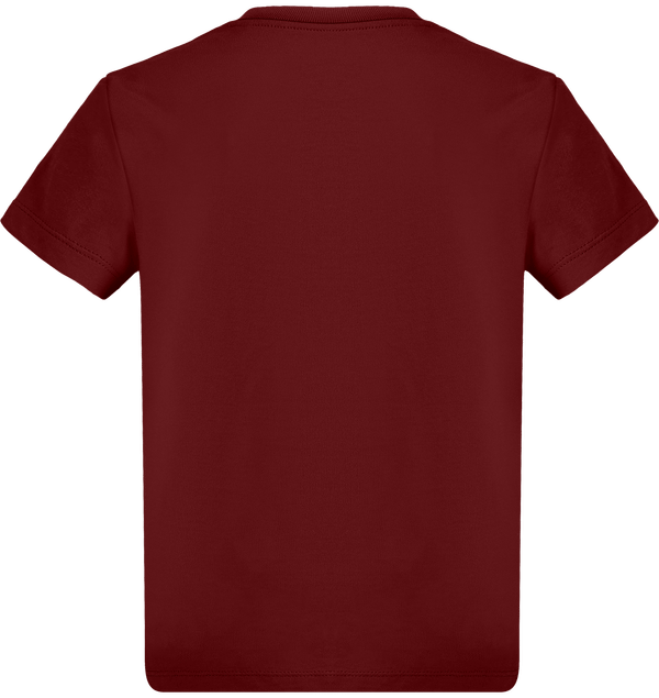 Tee shirt garcon stanley mini paint dos Burgundy