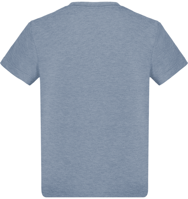 Tee shirt garcon stanley mini paint dos Mid Heather Blue