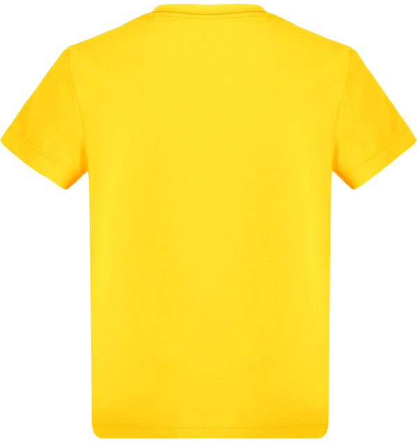 Tee shirt garcon stanley mini paint dos Golden Yellow