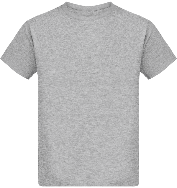 Tee shirt garcon stanley mini paint face Heather Grey