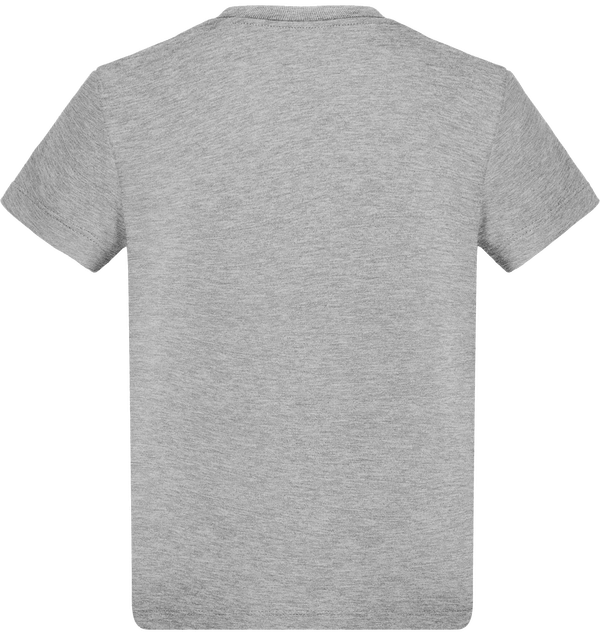 Tee shirt garcon stanley mini paint dos Heather Grey