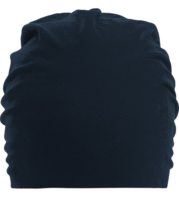 Bonnet oversize en coton hemsedal face French Navy