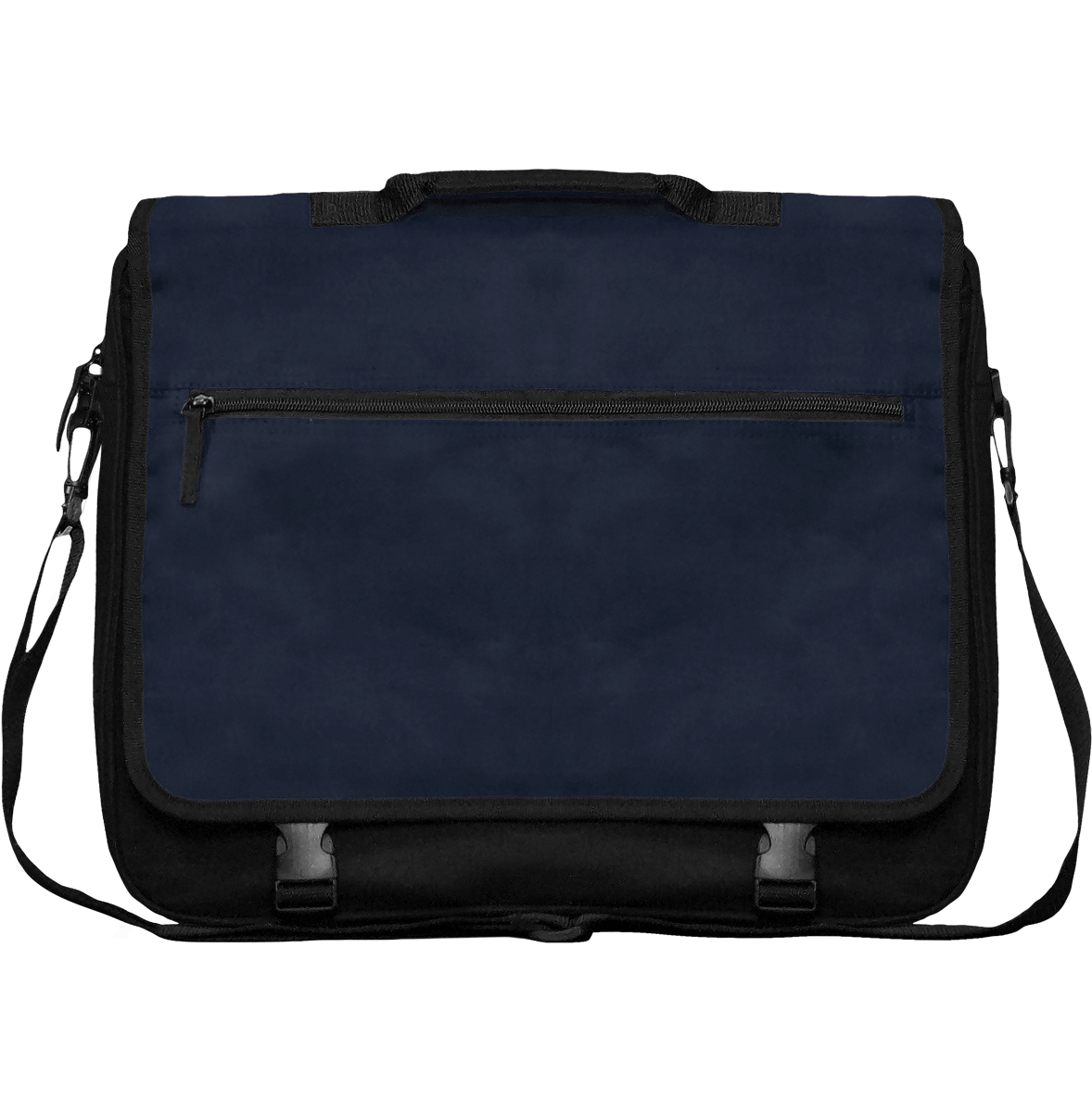 Le Porte Document Personnalisable : Un Sac Reporter Pour Vos Réunions D’Affaire.  Black / Navy